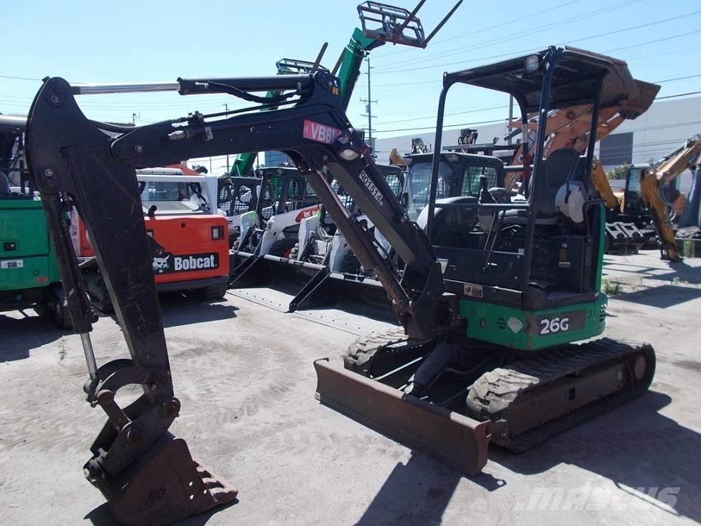 John Deere 26G Mini kotrók < 7t