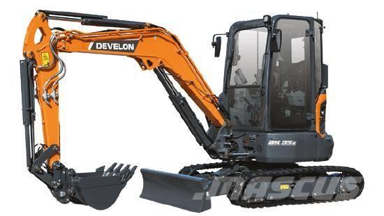 Doosan DX35Z-7 Mini kotrók < 7t