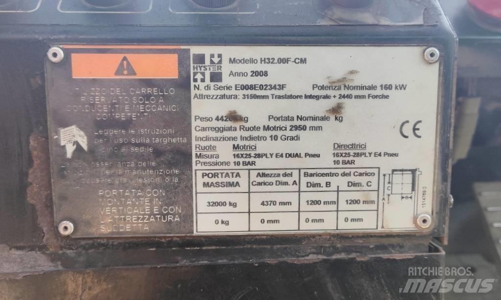 Hyster H32.00F-CM Dízel targoncák