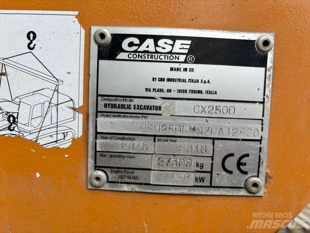 CASE CX 250 D Lánctalpas kotrók
