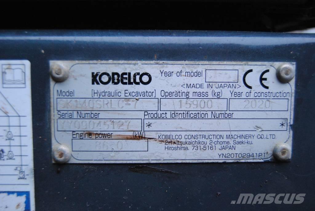 Kobelco SK140SRLC-7 Lánctalpas kotrók