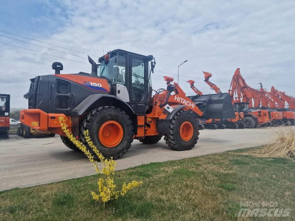 Hitachi ZW 150-6 Gumikerekes homlokrakodók