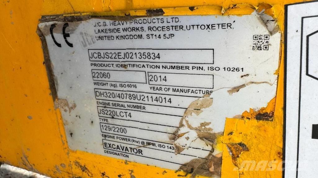 JCB JS 220 LC Lánctalpas kotrók