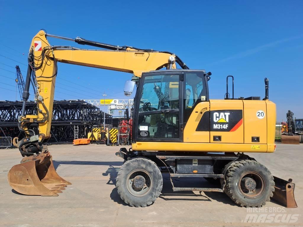 CAT M314F Gumikerekes kotrók