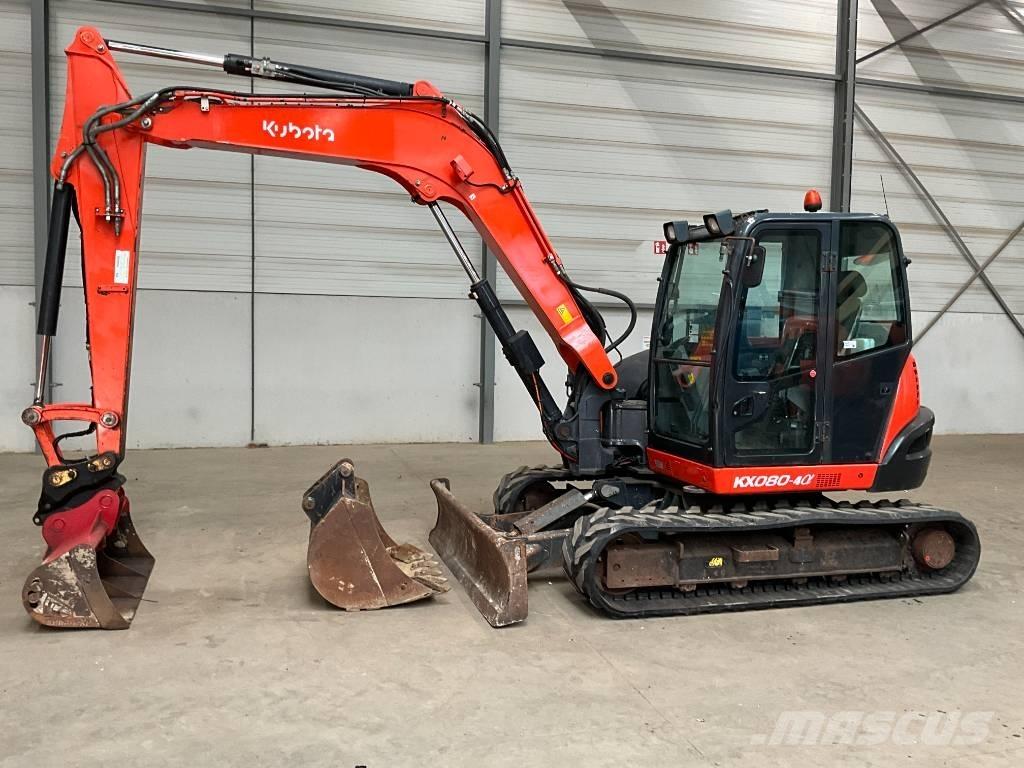 Kubota KX 080-4 A Közepes (midi) kotrók 7 t - 12 t