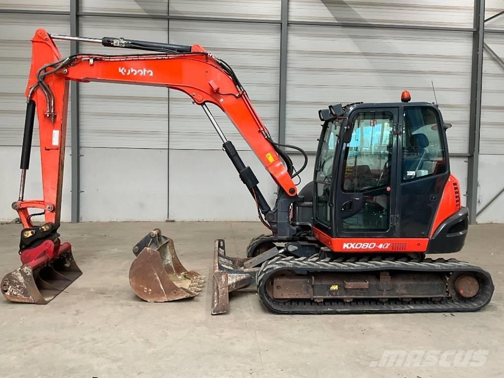Kubota KX 080-4 A Közepes (midi) kotrók 7 t - 12 t