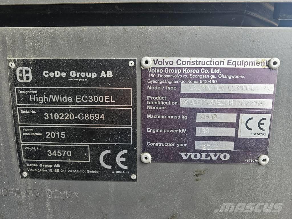 Volvo EC 300 EL Lánctalpas kotrók