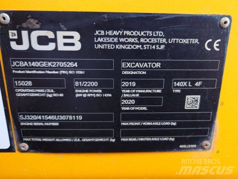JCB 140X LC Lánctalpas kotrók