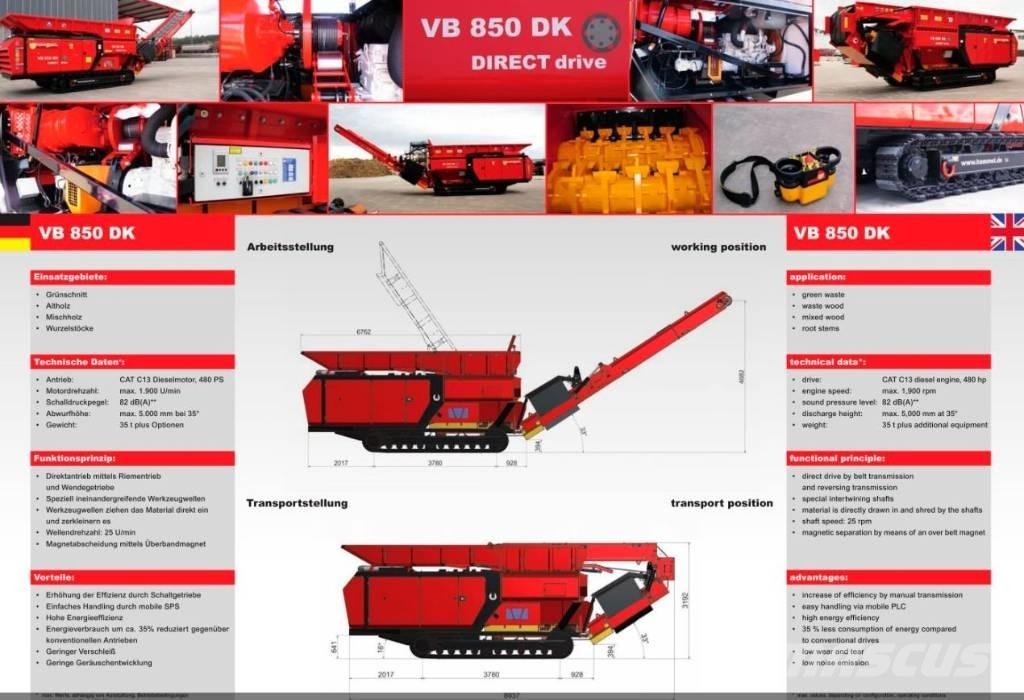 Hammel VB 850 DK Irat megsemmisítők
