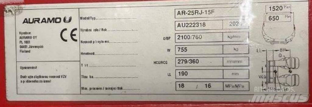 Auramo AR-25RJ-15F Tekercsfogók