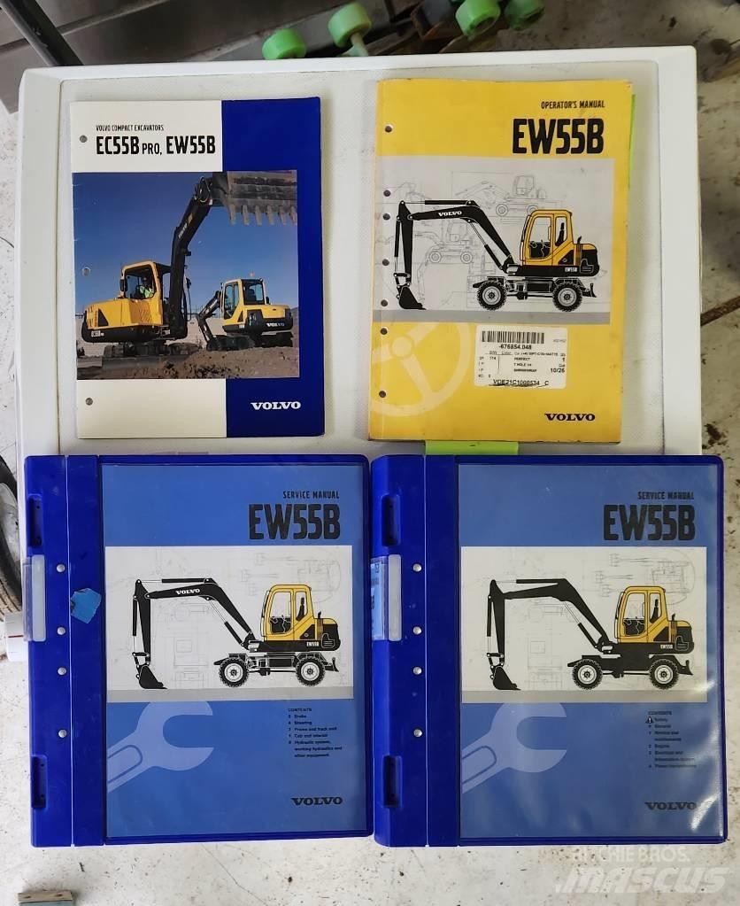 Volvo EW55B Gumikerekes kotrók