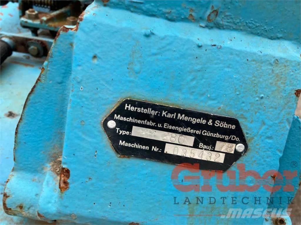 Mengele MB 280 Önjáró szecskázók