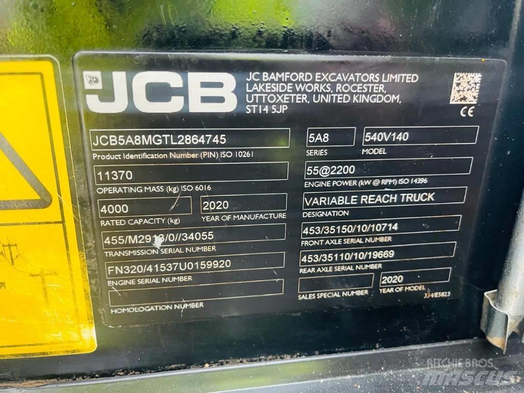 JCB 540-140 Teleszkópos rakodók