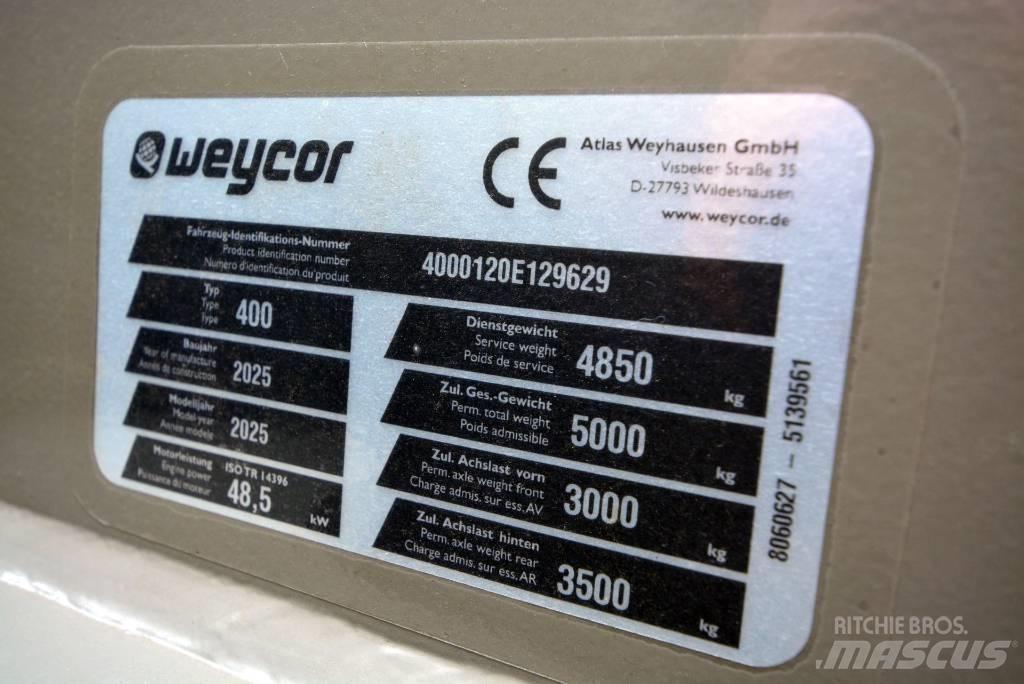 Weycor (Atlas) AR 400 Gumikerekes homlokrakodók