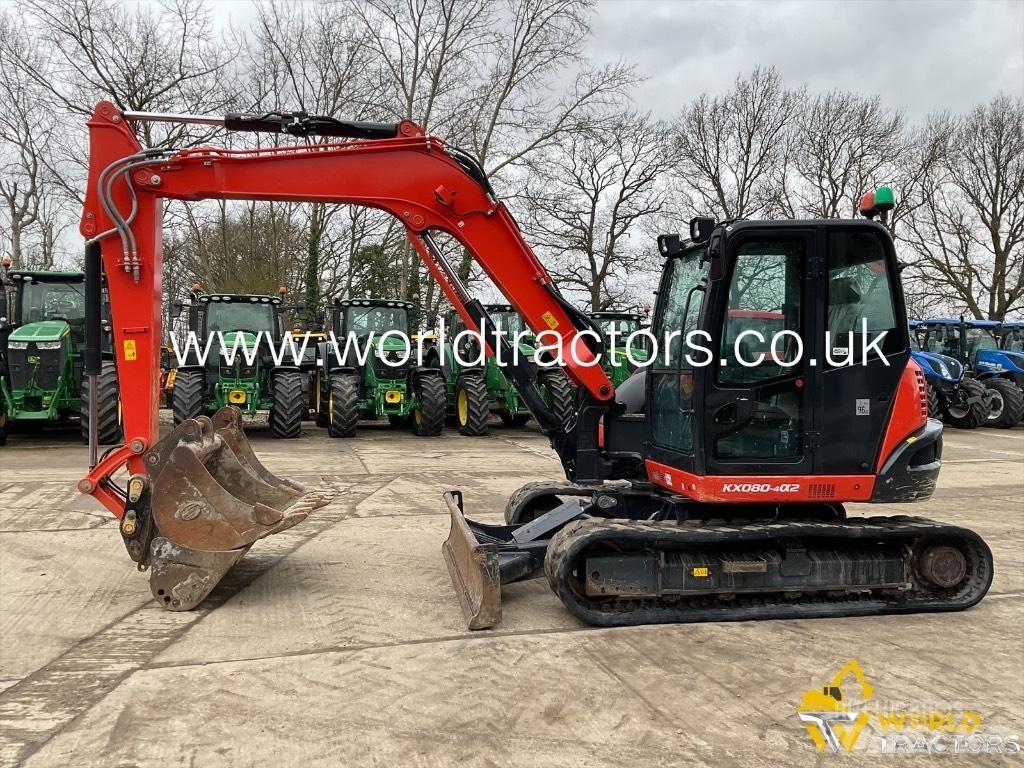 Kubota KX 080-4 Közepes (midi) kotrók 7 t - 12 t