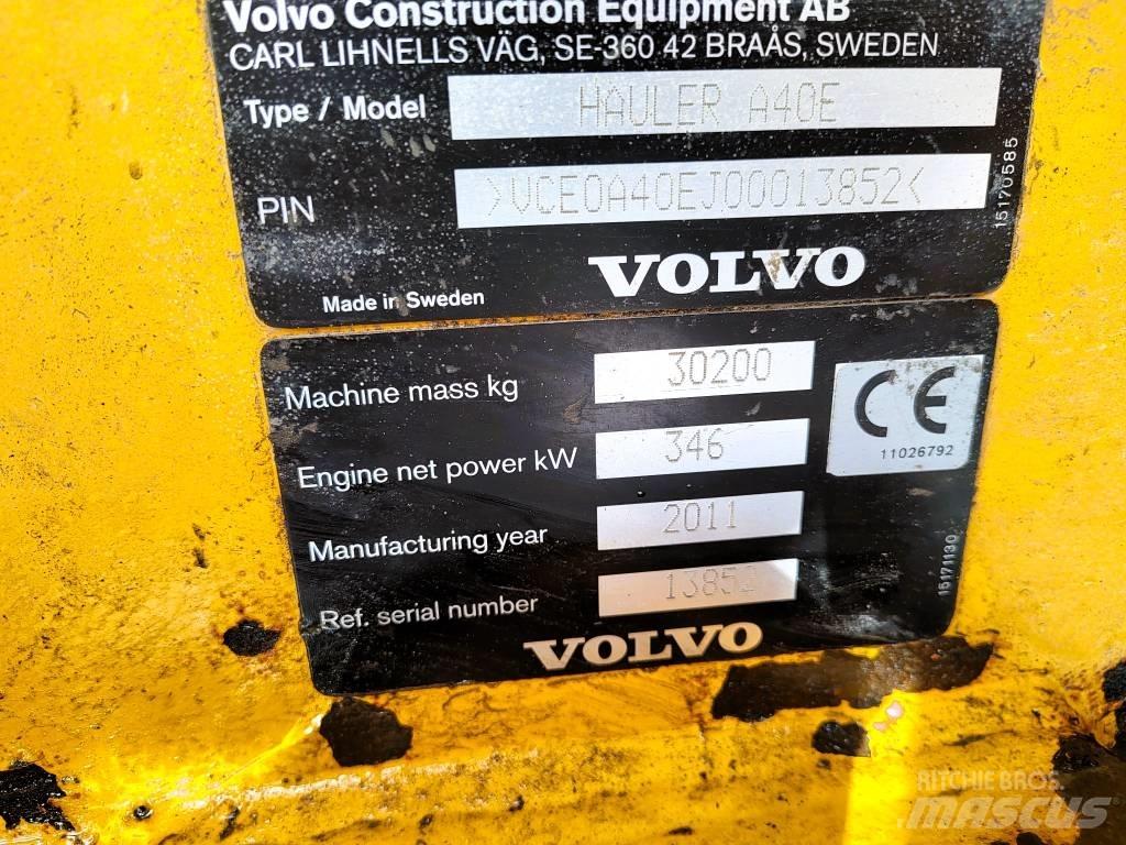 Volvo A 40 E Csuklósdömperek