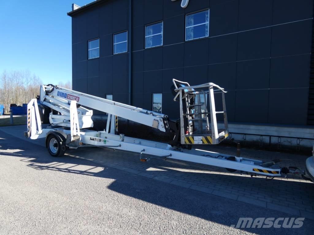 Dino 210 XT Skylift Pótkocsira szerelt emelők és állványok