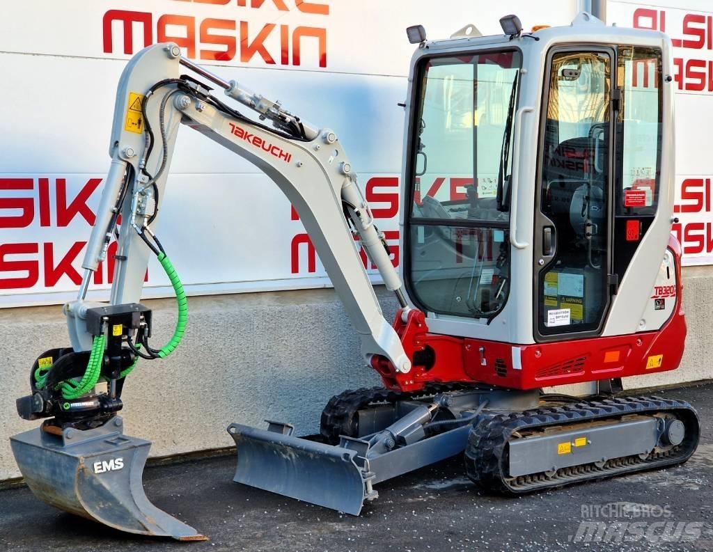 Takeuchi TB 320 Mini kotrók < 7t