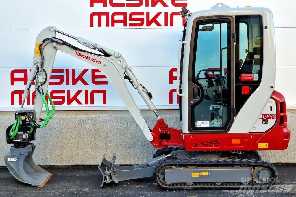 Takeuchi TB 320 Mini kotrók < 7t