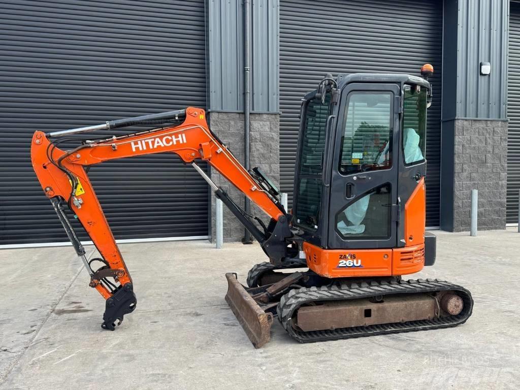Hitachi ZX 26 U-6 cr Mini kotrók < 7t