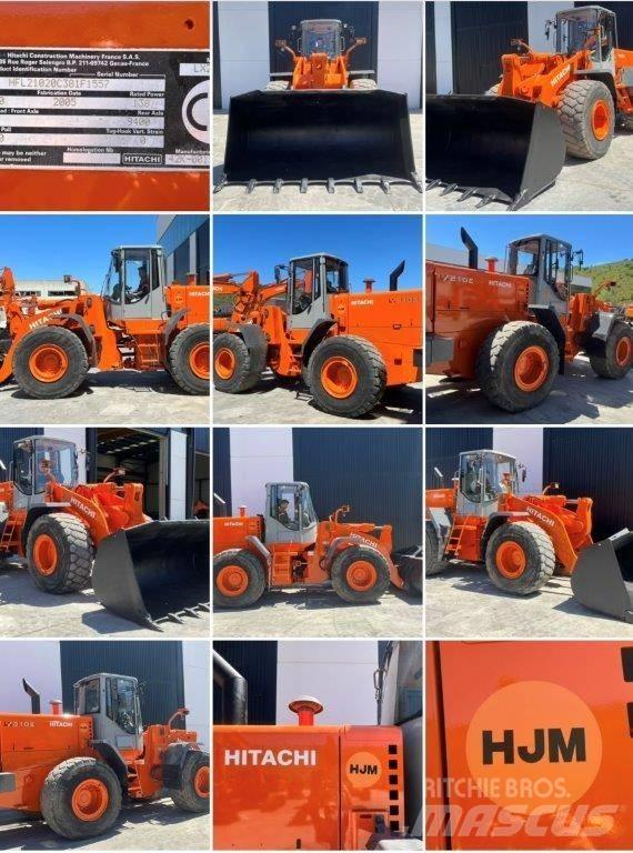 Hitachi LX 210 E Gumikerekes homlokrakodók