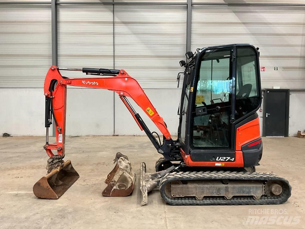 Kubota U 27-4 Mini kotrók < 7t