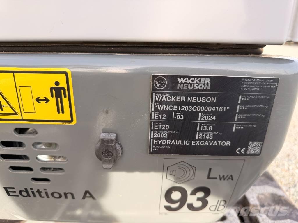 Wacker Neuson ET20 Lánctalpas kotrók