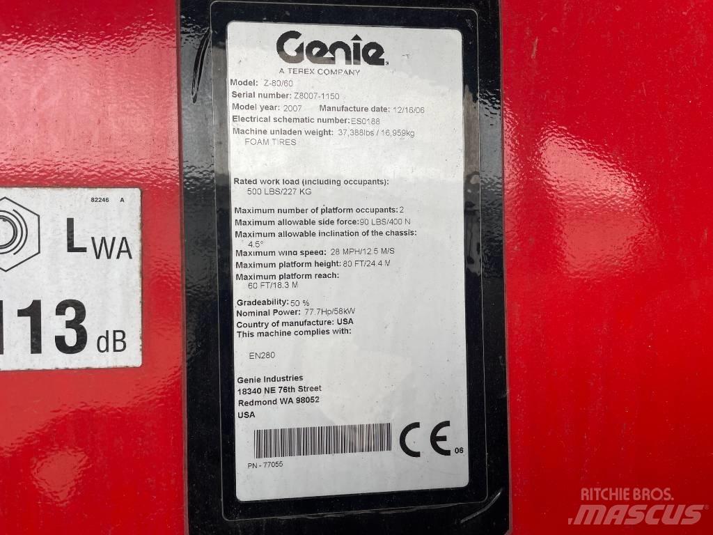 Genie Z 80/60 Karos emelők
