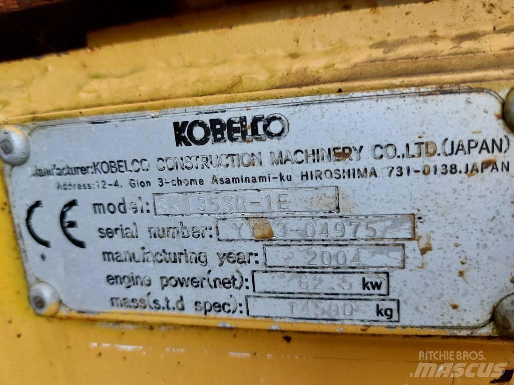 Kobelco SK 135SR Lánctalpas kotrók