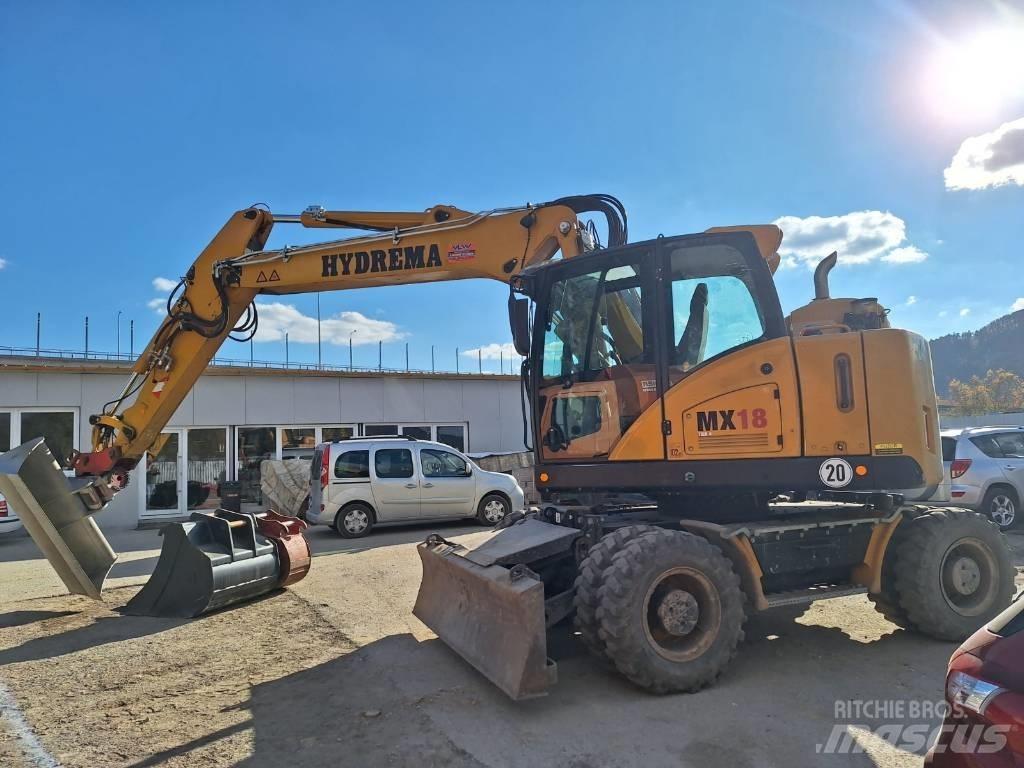 Hydrema MX 18 Gumikerekes kotrók