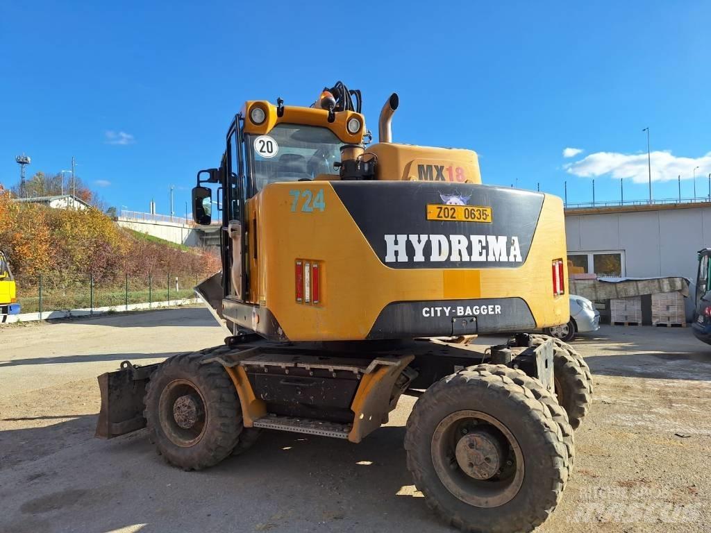 Hydrema MX 18 Gumikerekes kotrók