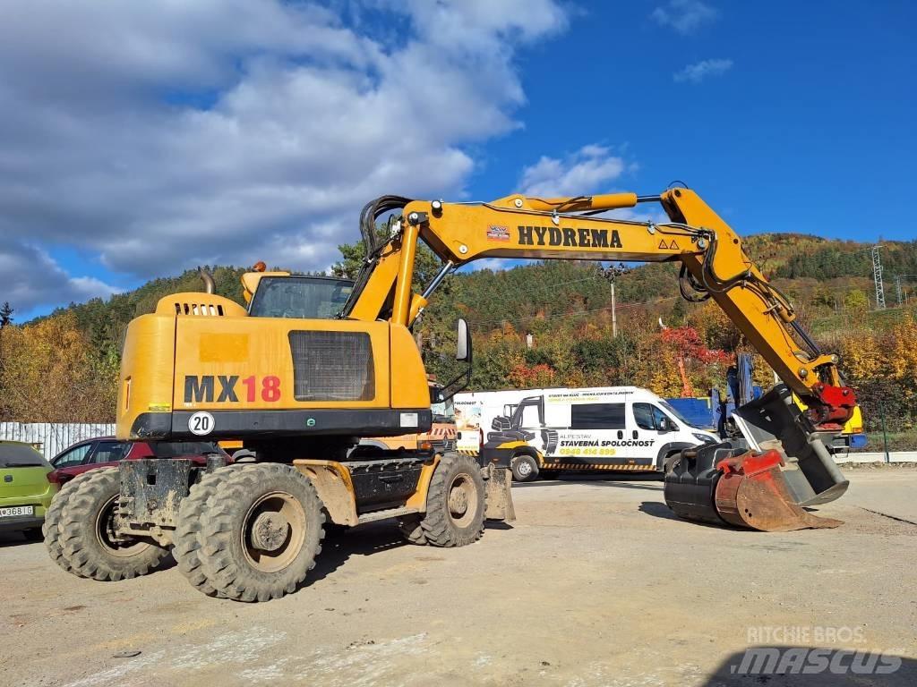 Hydrema MX 18 Gumikerekes kotrók
