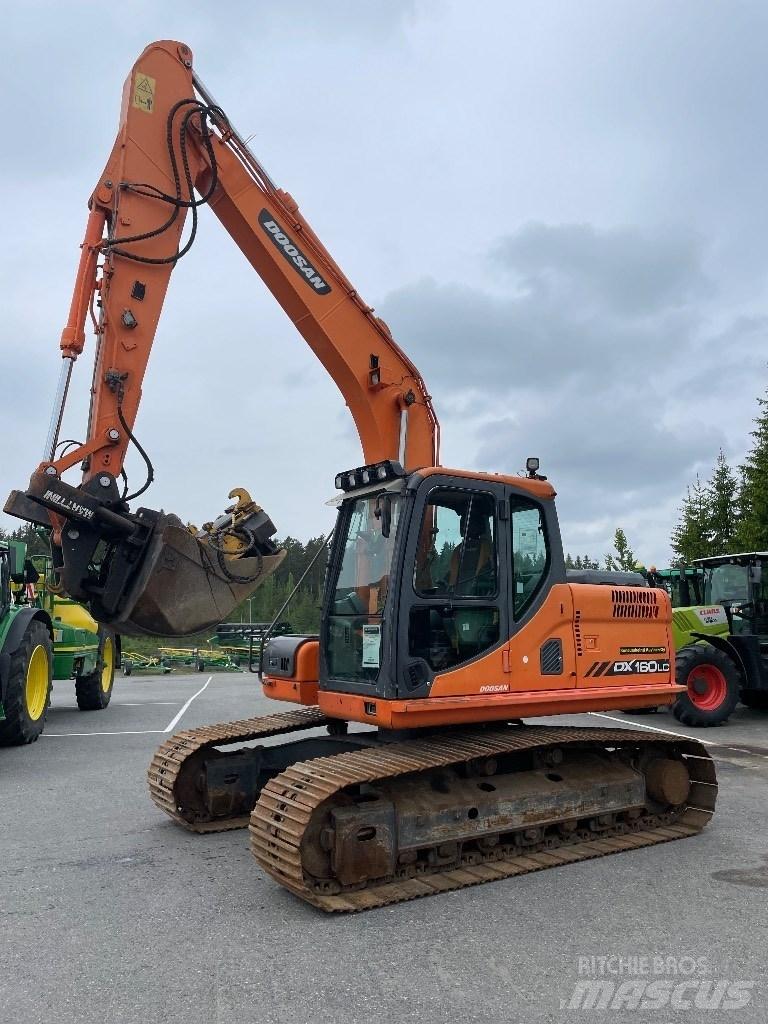 Doosan DX 160 Lánctalpas kotrók