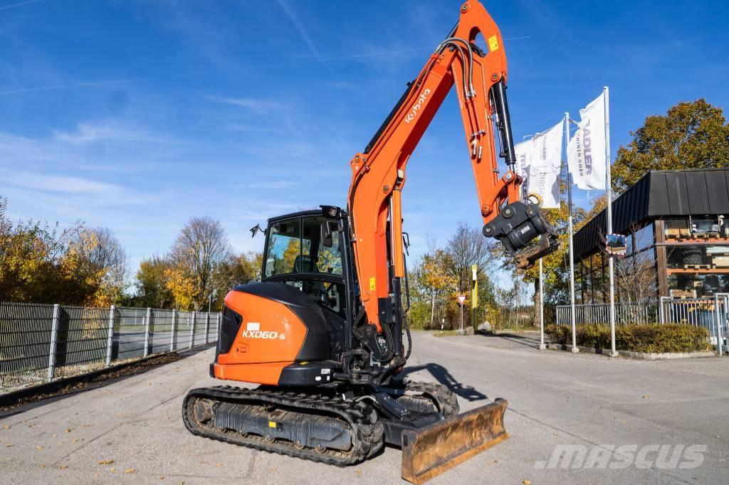 Kubota KX 060-5 Mini kotrók < 7t