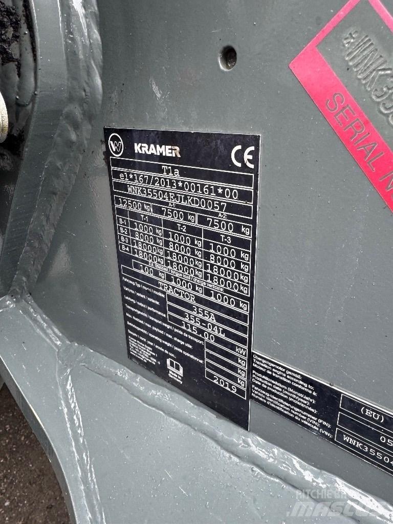 Kramer 8155 L Gumikerekes homlokrakodók