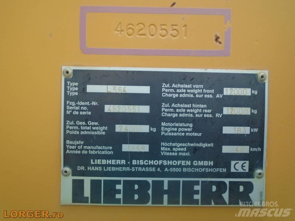 Liebherr L564 Gumikerekes homlokrakodók