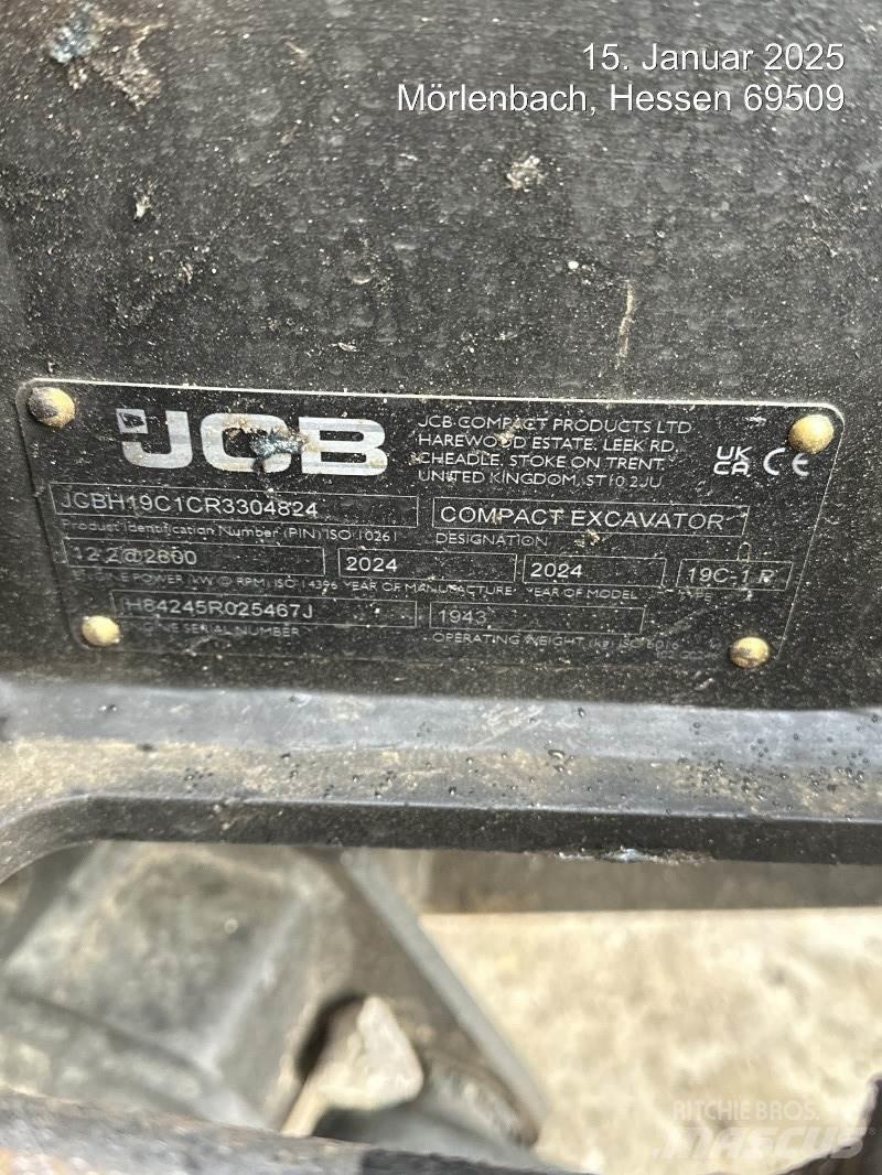 JCB 19C-1 Mini kotrók < 7t