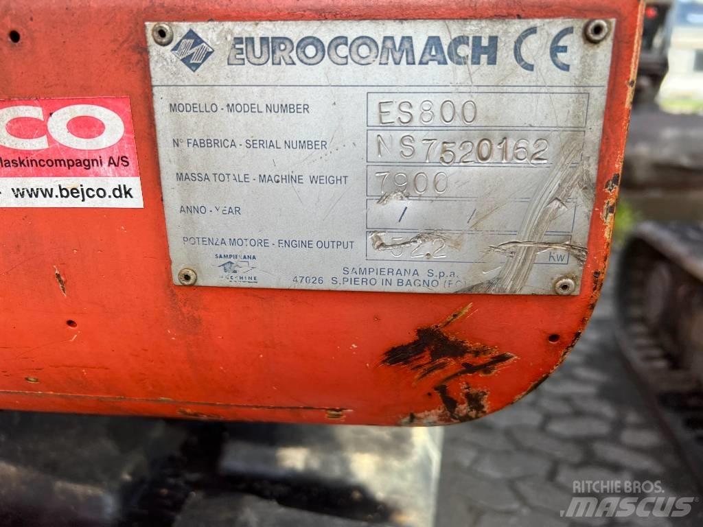 Eurocomach es800 Közepes (midi) kotrók 7 t - 12 t