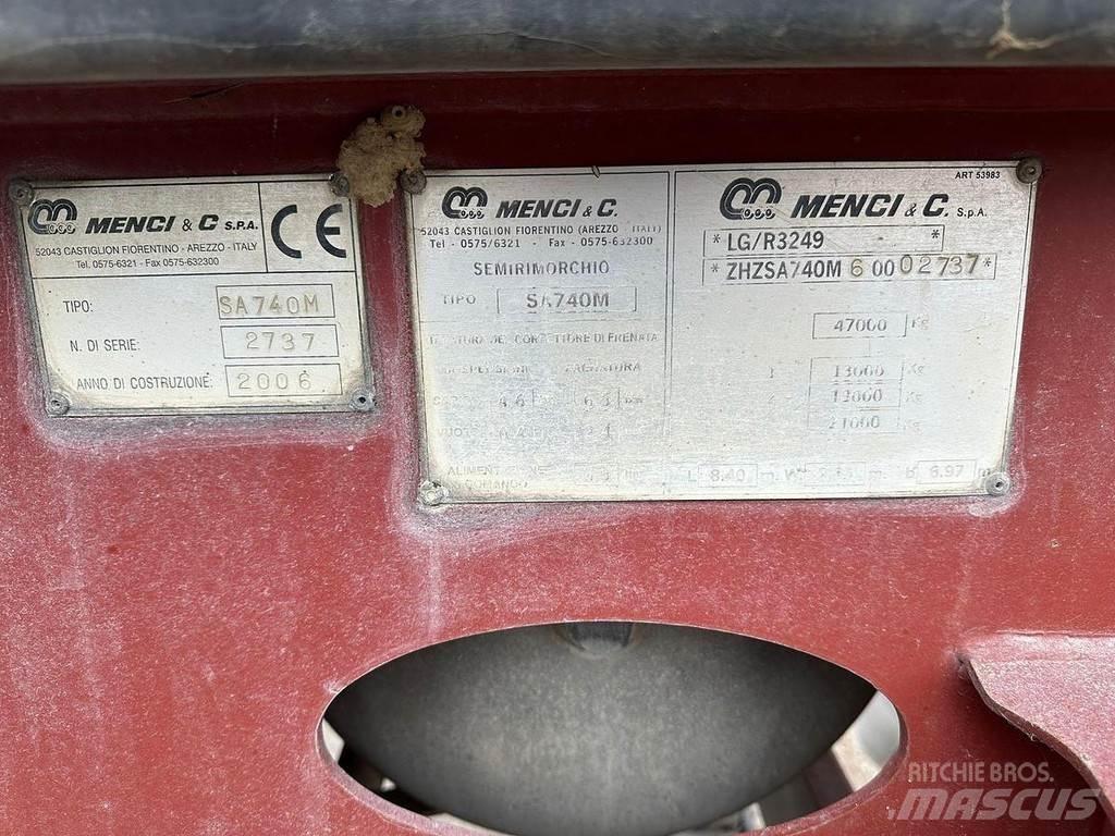Menci SA 740 Billenő félpótkocsik