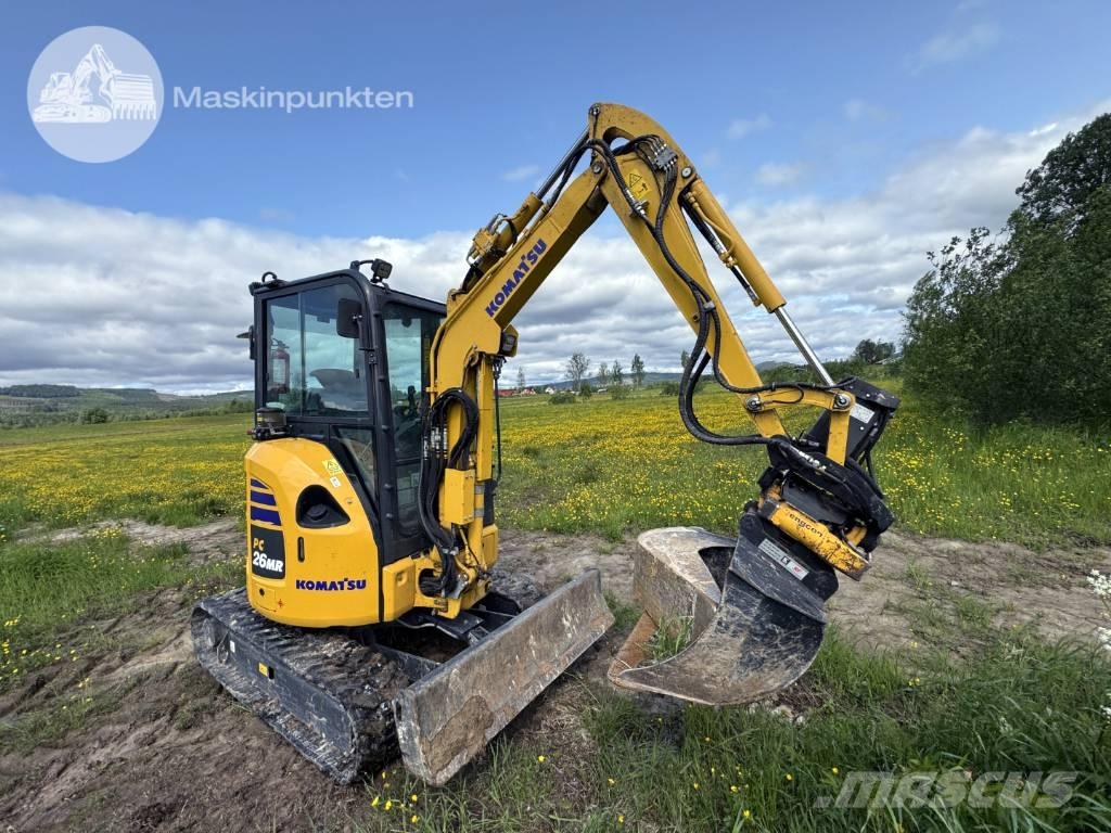 Komatsu PC 26 MR Mini kotrók < 7t