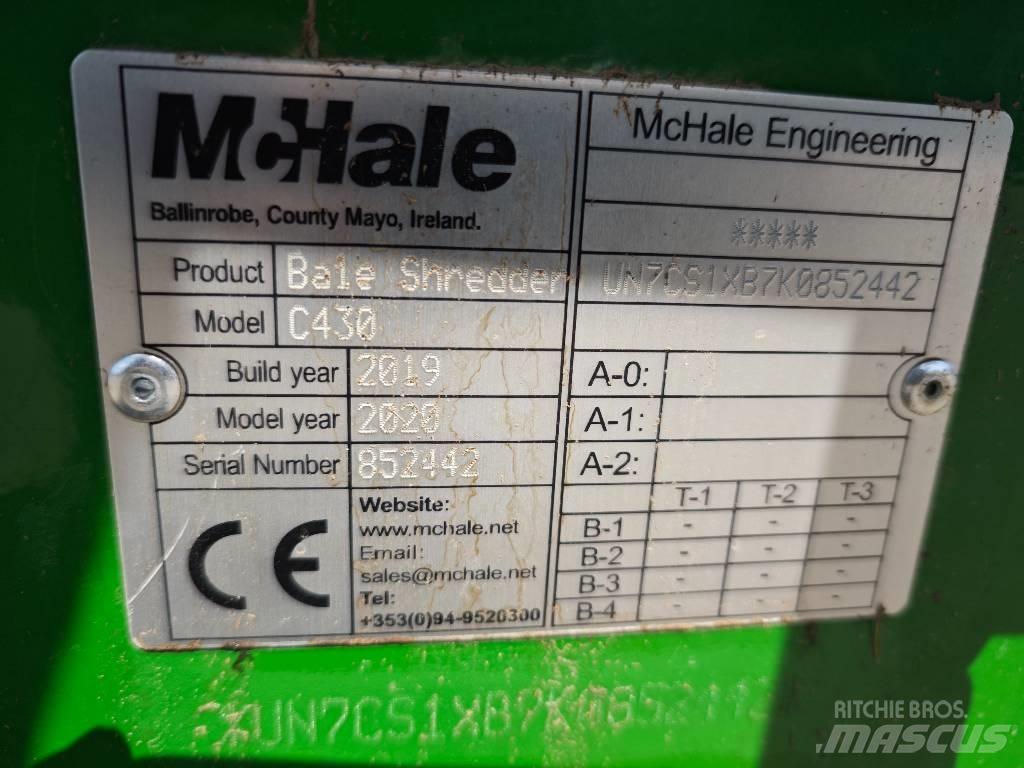 McHale C 430 Bála aprító, vágó, csomagoló