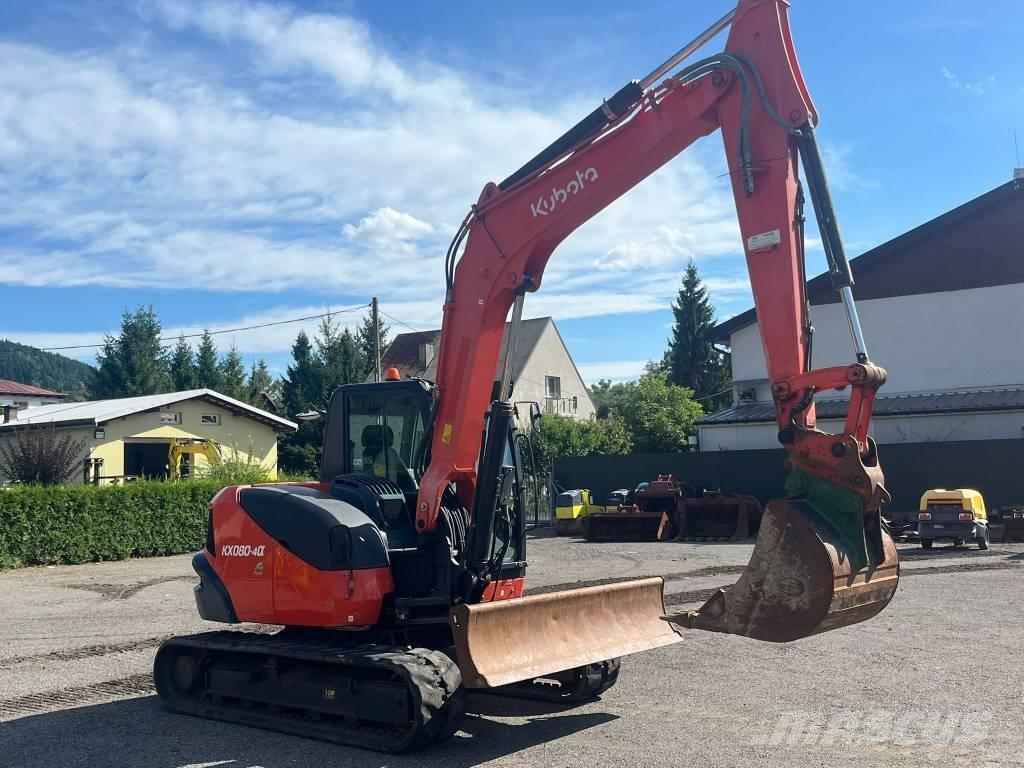 Kubota KX080 Közepes (midi) kotrók 7 t - 12 t