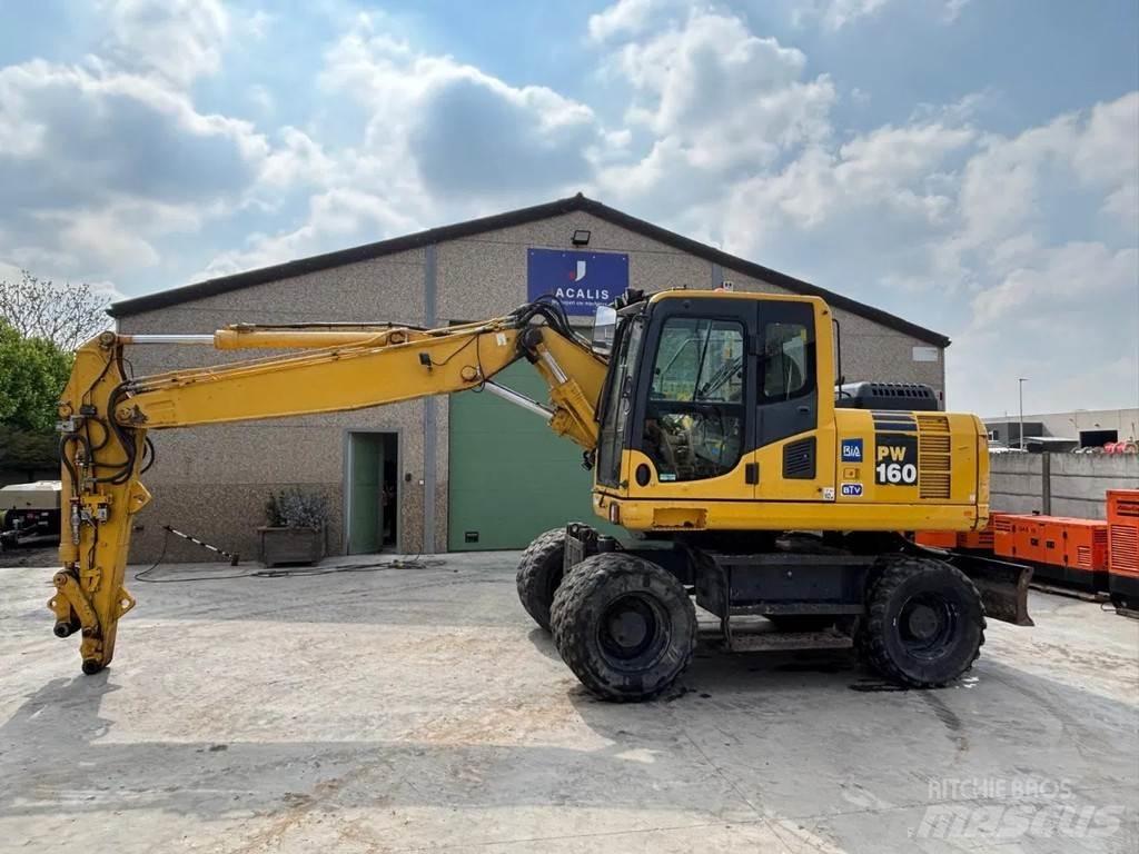 Komatsu PW160-8 Gumikerekes kotrók