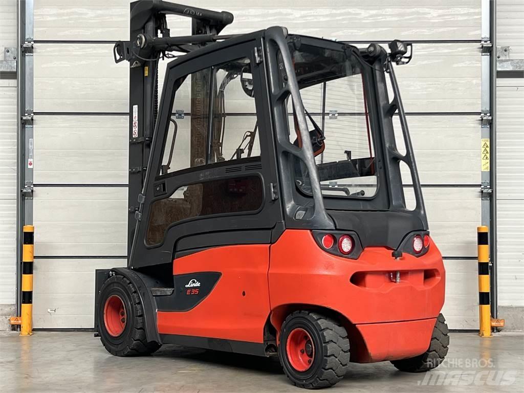 Linde E35L-01 Elektromos targoncák