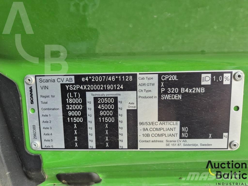 Scania P 320 Platós / Ponyvás teherautók
