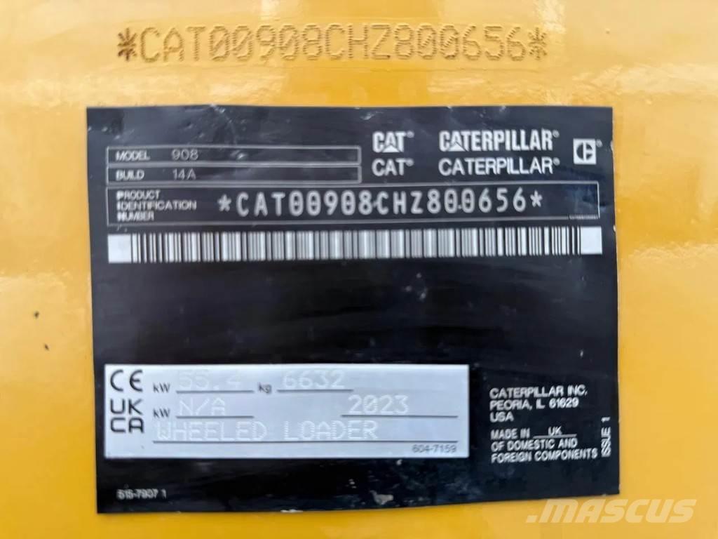CAT 908 | A/C | EPA Gumikerekes homlokrakodók