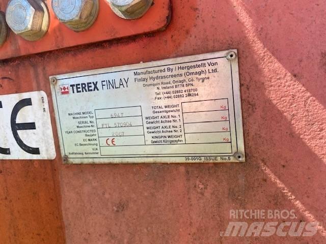 Terex Finlay 694T Mobil szűrők