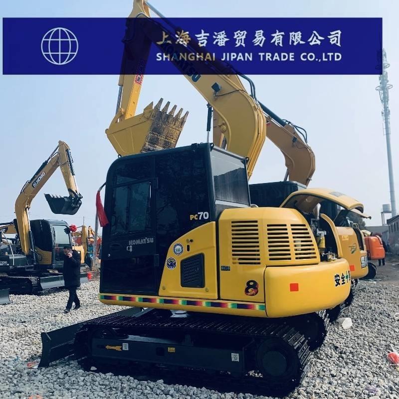 Komatsu PC 70 Mini kotrók < 7t