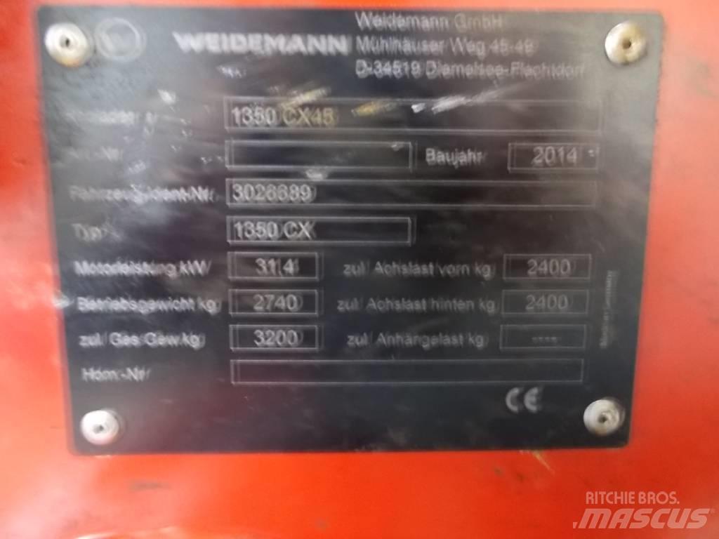 Weidemann 1350CX45 Mini homlokrakodók