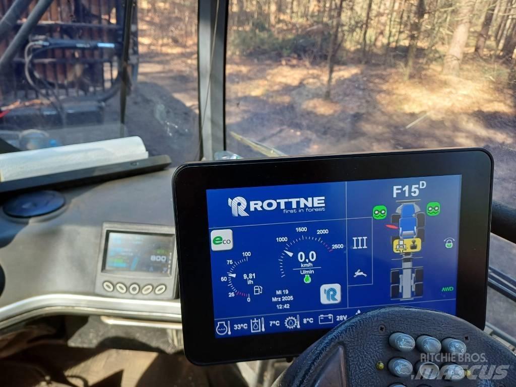 Rottne F15 Kihordók